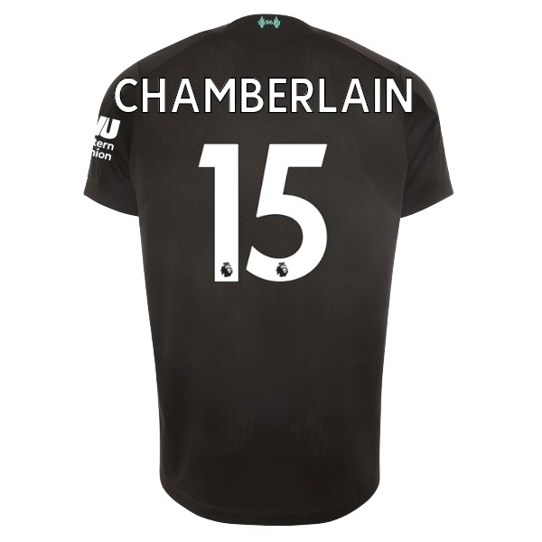 Camiseta Liverpool NO.15 Chamberlain Tercera equipación 2019-2020 Negro